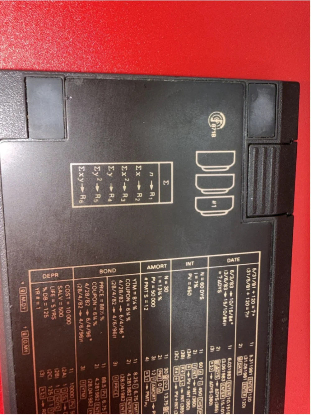 Vintage 1988 HP 12C Financial Calculator - Made in USA (Corvallis, OR)